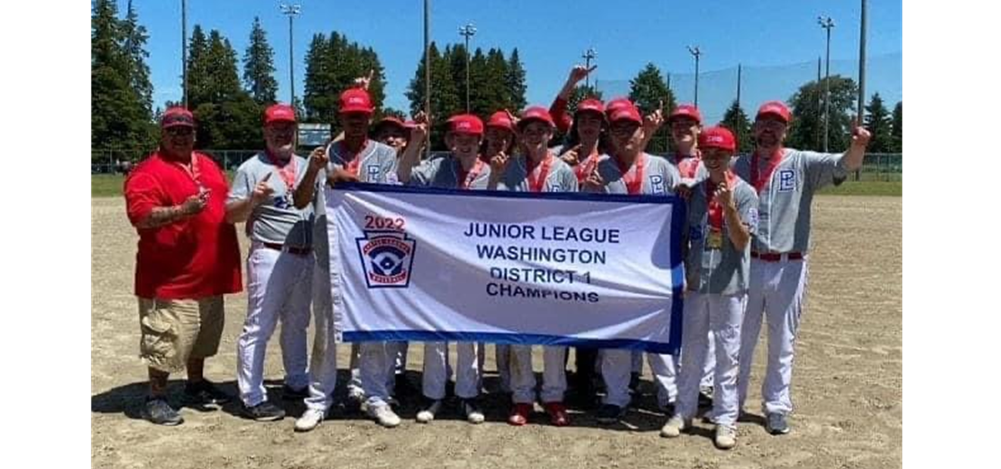 2022 Juniors Baseball District 1 Champions!