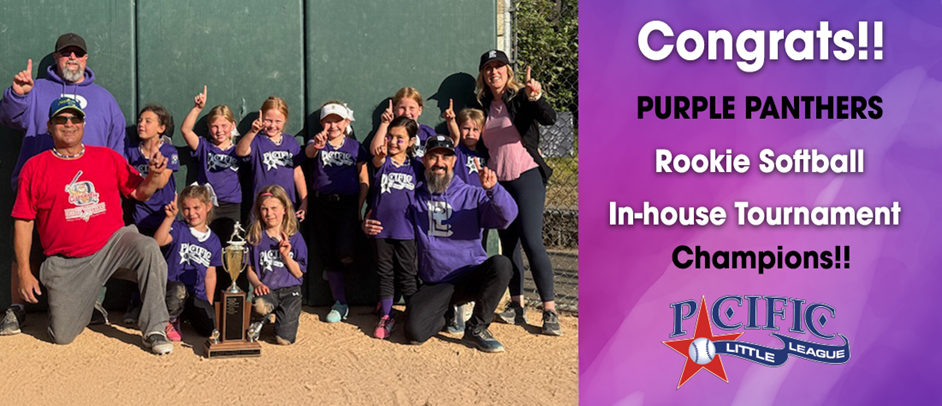 2025 Rookies Softball Champs