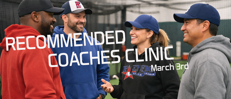Coaches! Please Attend our Clinic March 3rd!